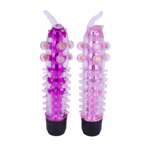 Стимулирующий секс вибратор с шипами