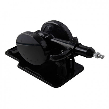 Черная секс машина со сменными насадками вагина и пенис