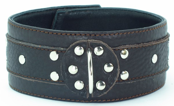 Оригинальный БДСМ ошейник из мягкой кожи