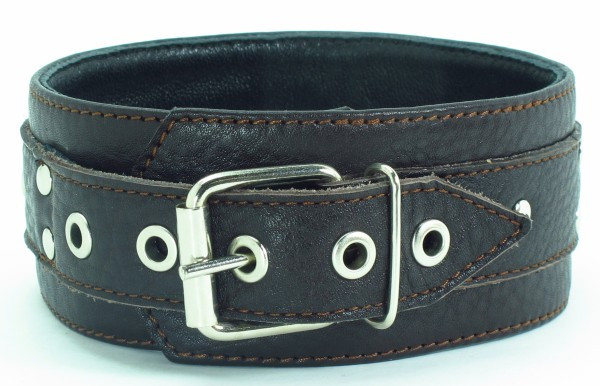 Оригинальный БДСМ ошейник из мягкой кожи