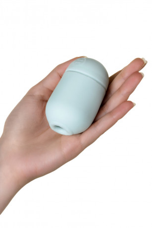 Мастурбатор с ярким и сочным дизайном нежно-голубого цвета CAPSULE 02