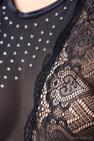 Кружевное боди с открытой спиной Delight