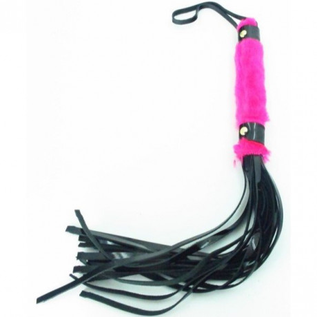 Плеть Deluxe Whip многохвостная розовая