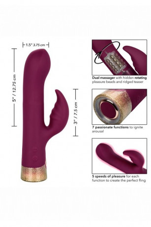 Перезаряжаемый вибромассажер кролик премиум класса Starstruck Affair