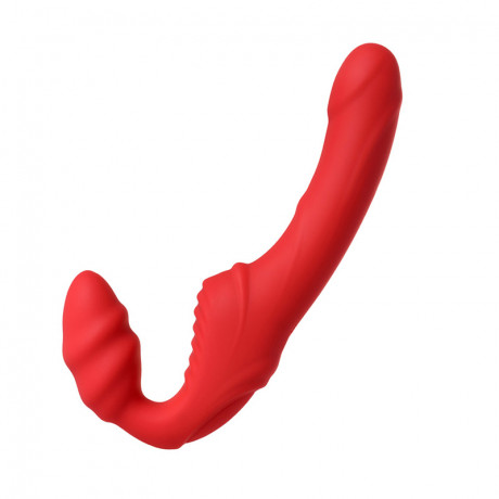 Анатомический двухмоторный женский страпон