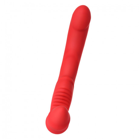 Анатомический двухмоторный женский страпон