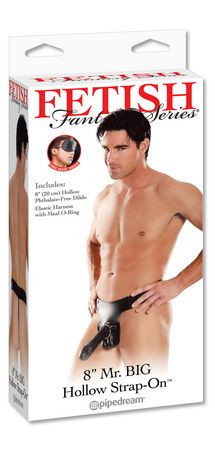 Фаллопротез с мошонкой полый Mr. Big Hollow