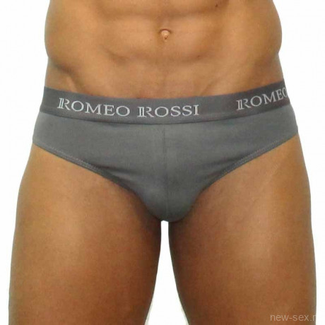 Темно-серые мужские брифы