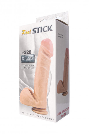 Реалистичный фаллоимитатор с мощной присоской RealStick