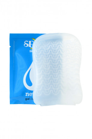 Мини мастурбатор для мужчин с рельефом в форме волн Pocket Wavy