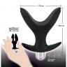 Анальный виброплаг расширитель Black Velvets Vibrating Anchor Plug