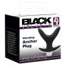 Анальный виброплаг расширитель Black Velvets Vibrating Anchor Plug