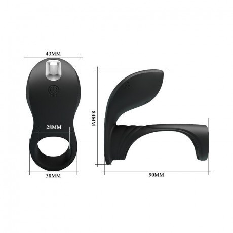 Мощное вибрационное кольцо насадка Vibrating Penis Sleeve II