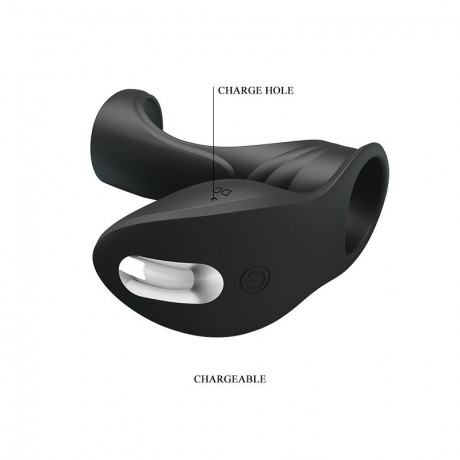 Мощное вибрационное кольцо насадка Vibrating Penis Sleeve II