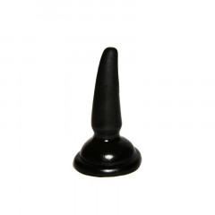 Гладкий анальный стимулятор на присоске ДД