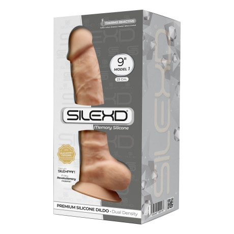 Фаллоимитатор реалистик с мошонкой и присоской MODEL 1