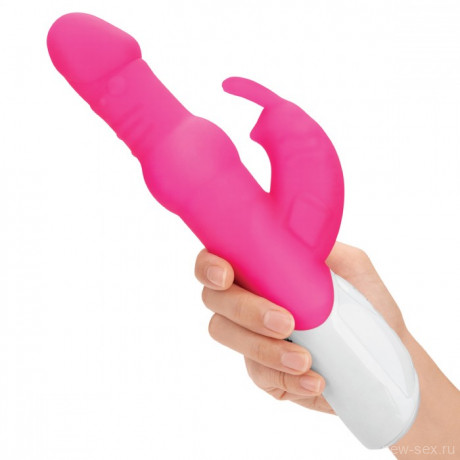 Премиальный вибратор-кролик необычной формы 7 функций