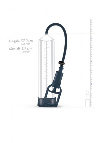Вакуумная помпа для мужчин с ручным насосом в виде поршня