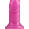 Эластичный большой анальный стимулятор с закругленной головкой