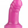 Эластичный большой анальный стимулятор с закругленной головкой