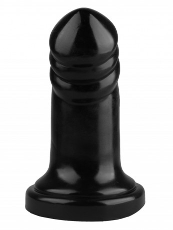Эластичный большой анальный стимулятор с закругленной головкой