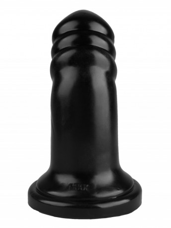 Эластичный большой анальный стимулятор с закругленной головкой