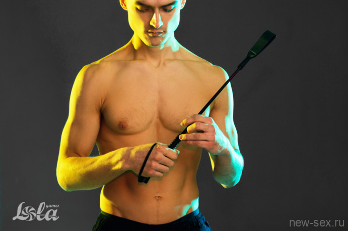 Легкий и гибкий черный стек для БДСМ игр Party Hard Savage