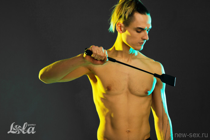 Легкий и гибкий черный стек для БДСМ игр Party Hard Savage