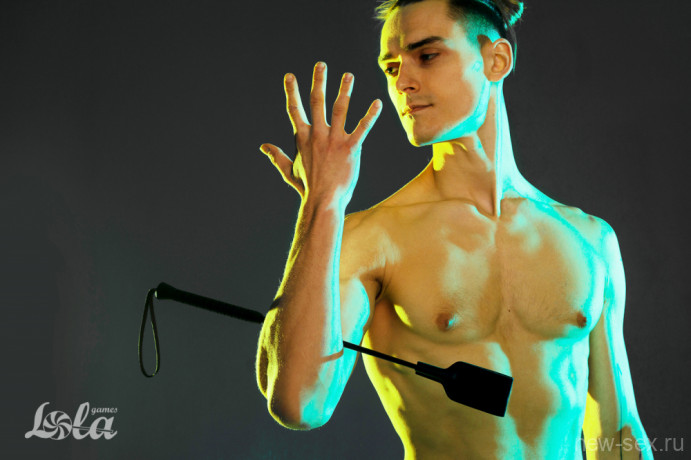 Легкий и гибкий черный стек для БДСМ игр Party Hard Savage