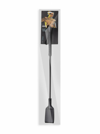 Легкий и гибкий черный стек для БДСМ игр Party Hard Savage