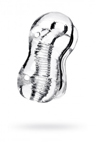 Прозрачный нереалистичный мастурбатор для мужчин Indira