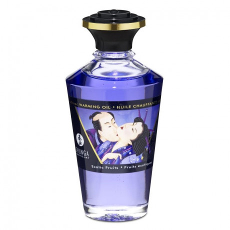 Съедобное массажное масло с возбуждающим ароматом экзотических фруктов Shunga Afrodisiac