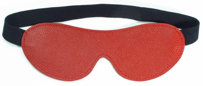 Маска на глаза из натуральной кожи двухсторонняя