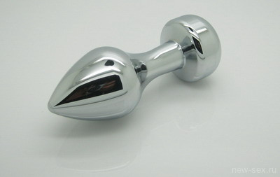 Хромированный плаг, украшенный стразом