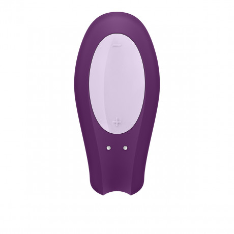 Многофункциональный силиконовый вибростимулятор для пар Double Joy