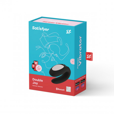 Многофункциональный силиконовый вибростимулятор для пар Double Joy