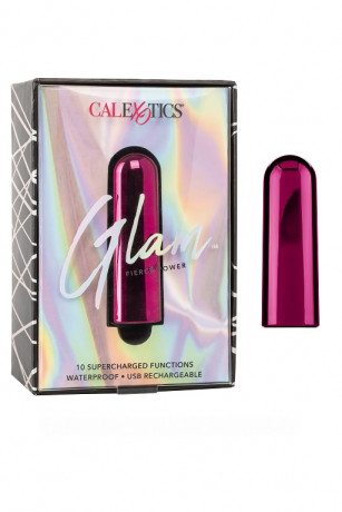 Мощная вибропуля с 10 функциями вибрации высокой интенсивности Glam Wand