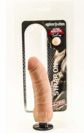 Телесный фаллоимитатор-насадка