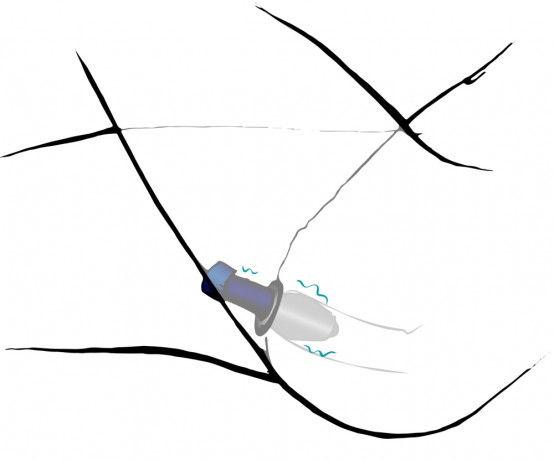 Анальная пробка полая