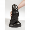 Большой чёрный фаллоимитатор 31 см