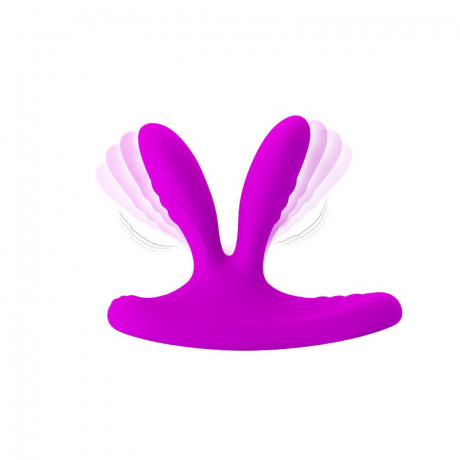 Универсальный выбромассажер V-обрасной формы с пультом ДУ