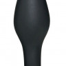 Чёрный анальный стимулятор Black Velvets Large