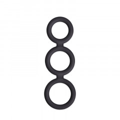 Набор из трех эрекционных колец фиксированных вместе Renegade - Triad Cock Ring