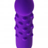 Мультискоростной вибратор из эластичного фиолетового силикона A-Toys