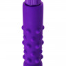 Мультискоростной вибратор из эластичного фиолетового силикона A-Toys