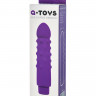 Мультискоростной вибратор из эластичного фиолетового силикона A-Toys