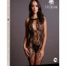 Боди-комбинезон из сетки с открытым доступом к интимным зонам Criss Cross Neck Bodystocking