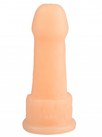 Реалистичный анальный стимулятор  с ярко-выраженной головкой