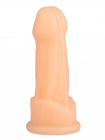 Реалистичный анальный стимулятор  с ярко-выраженной головкой