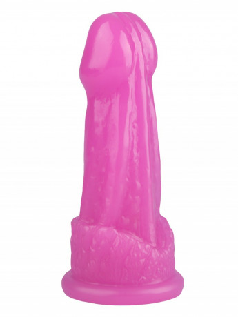 Реалистичный анальный стимулятор  с ярко-выраженной головкой